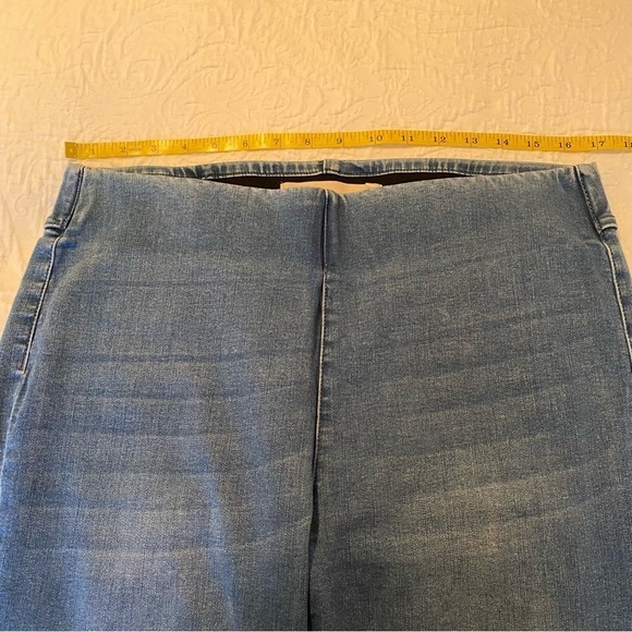 Soft Surroundings Supremely Soft Pull On Skinny Blue Jeans - Medium - Picture 8 of 13